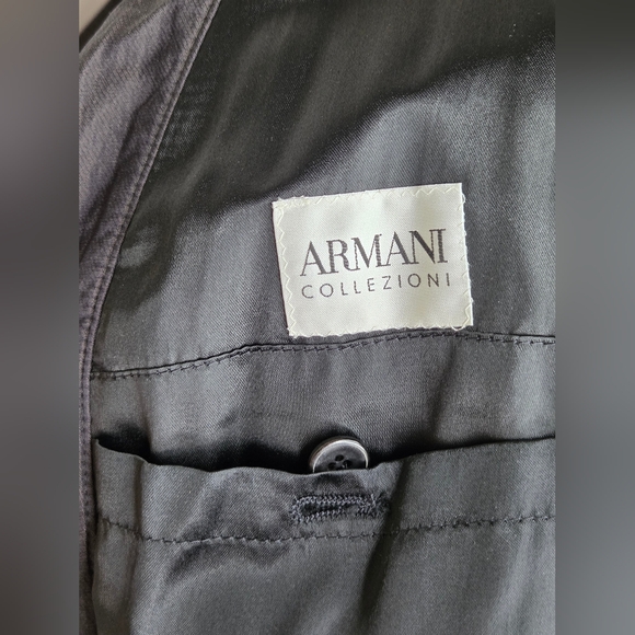 Armani Collezioni Size 42/L Distressed Jacket - Picture 4 of 15